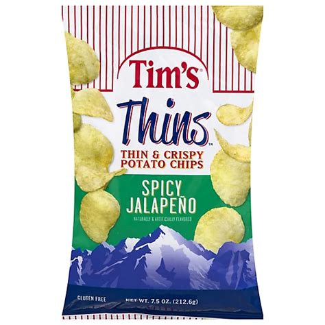 Tims Cascade Jalapeno Thins 7 5 Oz Albertsons