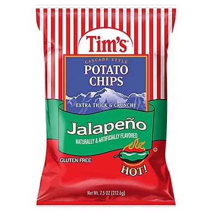 Tims Jalapeno Potato Chips 7 75 Oz Safeway
