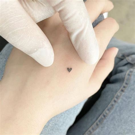 Tiny Heart Tattoos