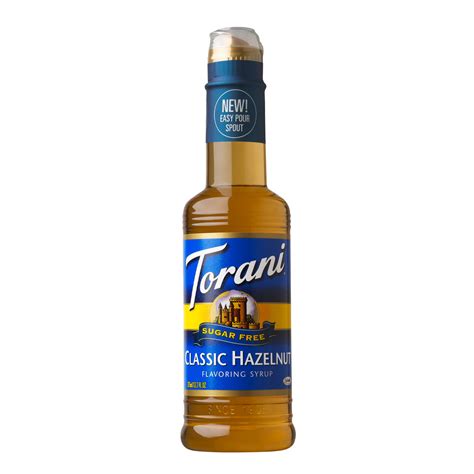 Torani Sugar Free Hazelnut Syrup 375Ml Ecs Coffee