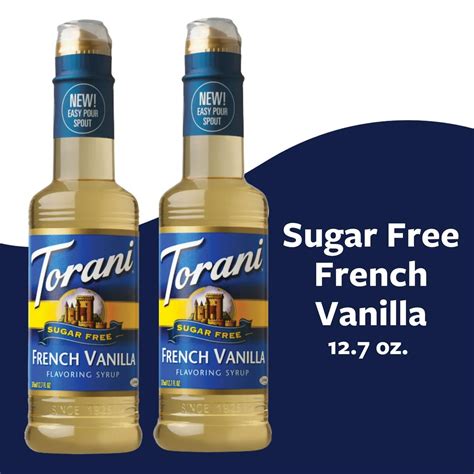Torani Sugar Free Vanilla Syrup 12 7 Fl Oz Shoprite