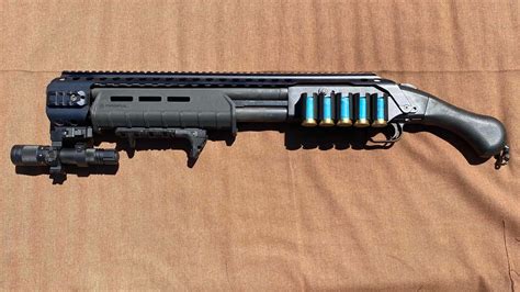 Transformed Mossberg Shockwave 12 Gauge Danger Closecustoms9739