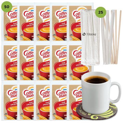 Trioni Boutique Coffee Creamer Powder Packets Singles 75Ct Walmart Com