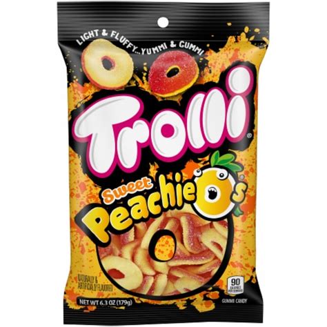 Trolli Sweet Peachie O Amp 39 S Gummi Candy 6 3 Oz Kroger