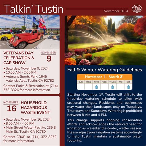 Tustin Ca Official Website