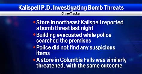 Two Montana Grocery Stores Receive Bomb Threats Sunday Morning