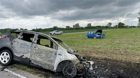 Two Vehicle Crash In Clinton Township Hospitalizes One Wtol Com