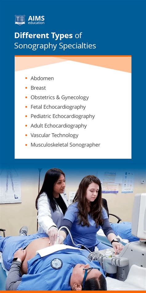 Types Of Sonographers And Their Specialties Aims Education
