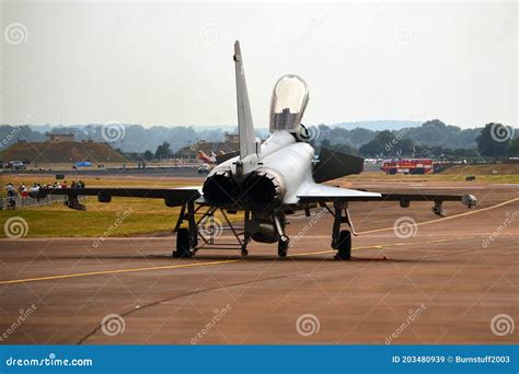 Typhoon British Front Line Fighter Jet Gr4 Raf Coningsby Editorial Typhoon British Front Line Fighter Jet Gr4 Raf Coningsby Editorial