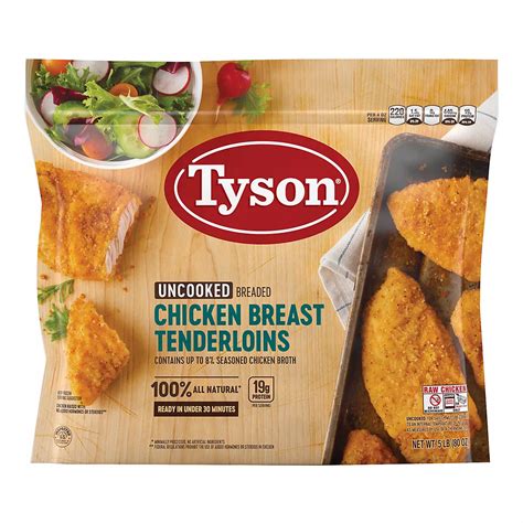 Tyson Uncooked Breaded Chicken Tenders
