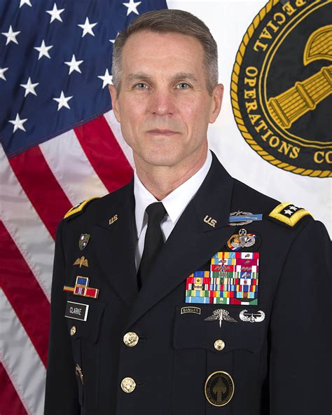 U S Army General Richard Clarke Commander United States Special