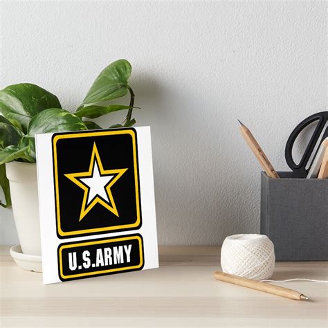 U S Army Logo Art Board Print