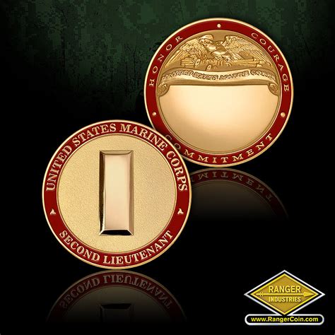 U S Marine Corps Second Lieutenant Ranger Coin Store