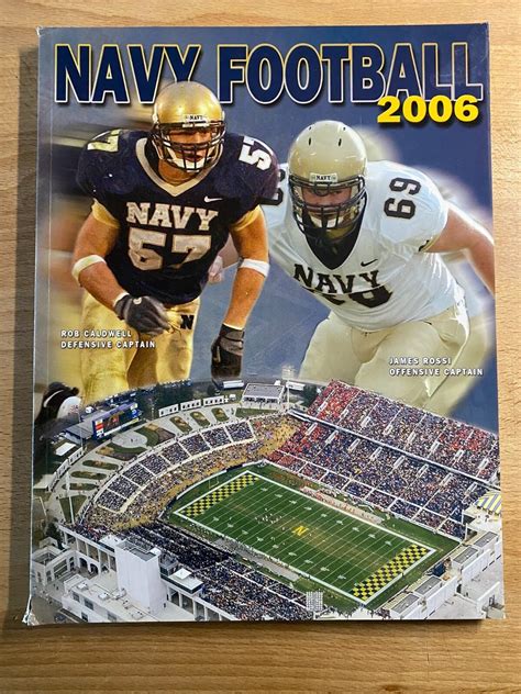 U S Naval Academy Navy Football Media Press Guide 2006 Ebay