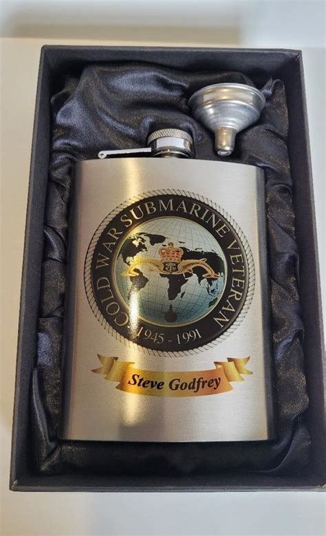 Uk Cold War Hip Flask