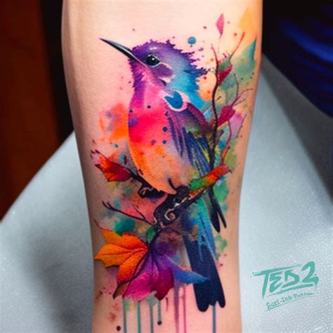 Umbrella Watercolor Tattoos