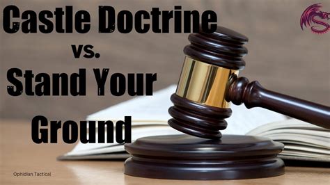 Understanding Ca S Castle Doctrine Stand Your Ground