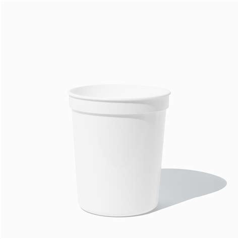Uniq Quart 32 Oz White Plastic To Go Containers 500 Case Frozen