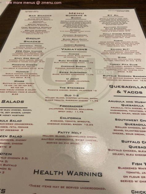 Universal Joint Lawrenceville Menu Prices Restaurant Reviews Tripadvisor