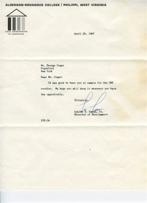 University Of Hard Knocks Letter Georgecogar