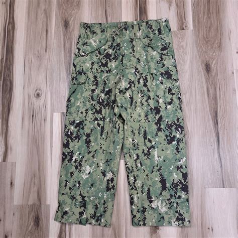 Us Navy Working Uniform Nwt Trouser Camo Gore Tex Pant Apec Type Iii Med Reg