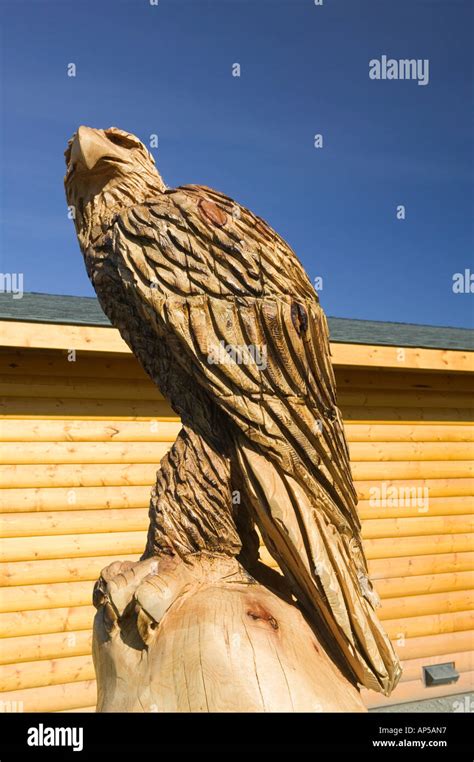 Usa Alaska Kenai Peninsula Soldotna Alaskan Chainsaw Woodcarving