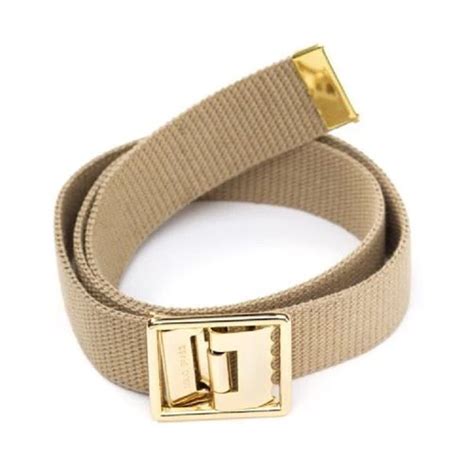 Usmc Marine Corps Service Uniform Web Belt With Anodized Buckle