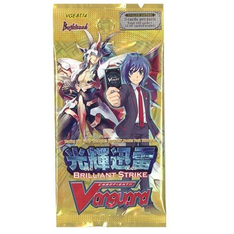 Vanguard Link Joker Arc Cardfight Vanguard Pack Bt14 English Tcg Expansion Pack Brilliant Strike Booster
