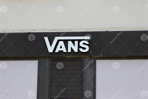 Vans Sign Text And Logo Brand Chain On Facade Store Wall Entrance Shop