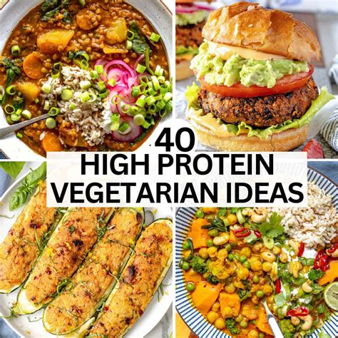Vegetarian Protein Ideas For Dinner At Lori Ervin Blog