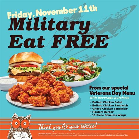 Veterans Day Free Food Route