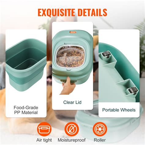 Vevor Collapsible Dog Food Storage Container 50 Lbs Capacity Large Vevor Collapsible Dog Food Storage Container 50 Lbs Capacity Large