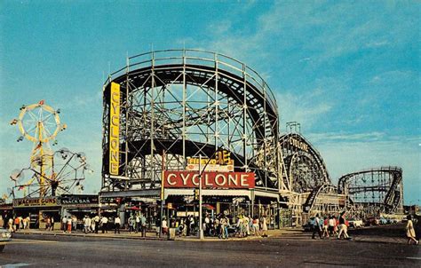 Vintage Coney Island Amusement Park Brooklyn Museum