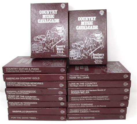 Vintage Country Music Cavalcade 8 Track Lot Of 17 Sets Johnny Cash N