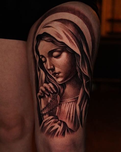 Virgin Mary Tattoo