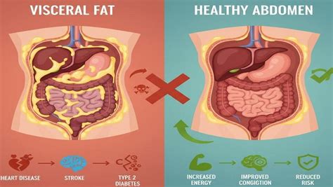 Visceral Fat And Your Health Causes Risks Removal Tips