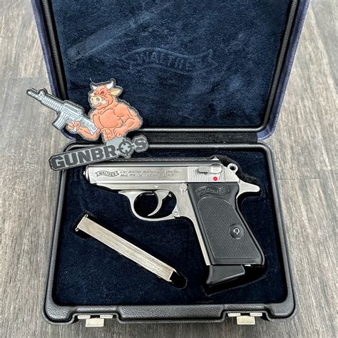 Walther Ppk 32 Acp Stainless Guntickets 20 Spot Gunbros