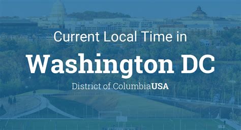 Washington DC Time Zone: Essential Travelers' Guide