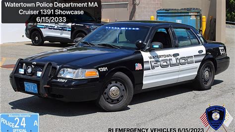 Watertown Police Department Ma Cruiser 1391 Showcase Youtube