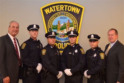 Watertown Police Department Welcomes 4 New Officers Watertown Ma Patch