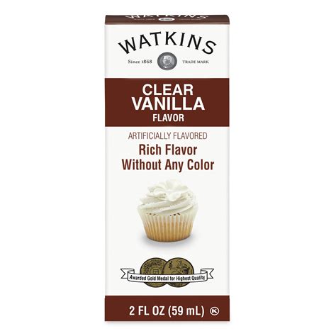 Watkins Clear Vanilla Imitation Extract 11Oz G E Pharmacy