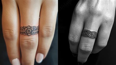 Wedding Band Tattoo Designs