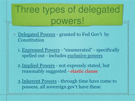 Understanding Delegated Powers: Key Insights