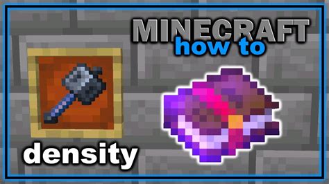 What Does Density Do In Minecraft
