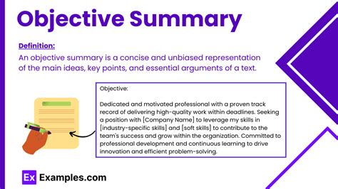 Understanding What Is An Objective Summary in Minutes