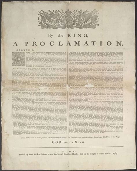The Proclamation of 1763 Explained: What You Need to Know