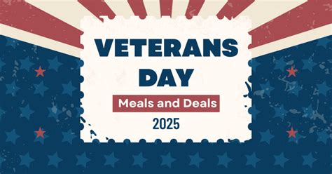 What Restaurants Offer Veterans Day Specials October 2025