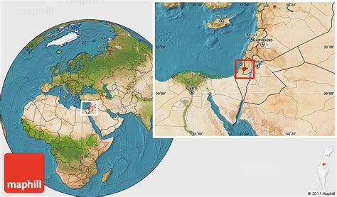 Where Is Jerusalem The Location Of Jerusalem And Distances To Cities