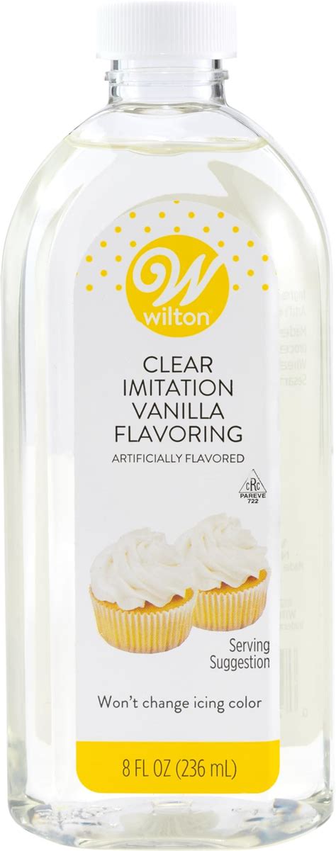 Wilton Brandclub Wilton Clear Imitation Vanilla 8 Oz Bottle