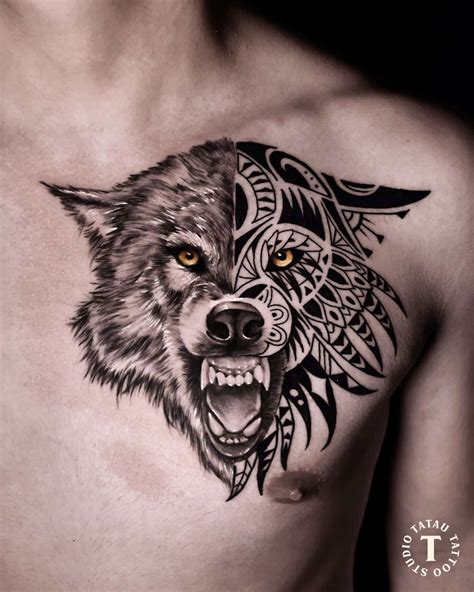Wolf Head Tattoo Design Wolf Head Tattoo Design